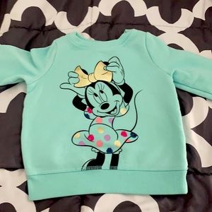 Mini Mouse Disney sweatshirt softest fleece size 12mo